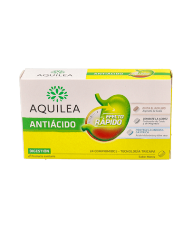 AQUILEA ANTIACIDO 24 COMPRIMIDOS – foto del producto sodio magnesio aquilea