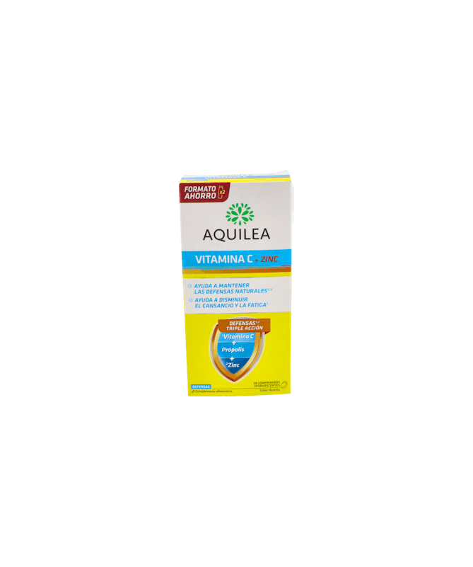 AQUILEA VITAMINA C+ZINC 28 COMPR EFERVES – foto del producto cada aquilea vitamina