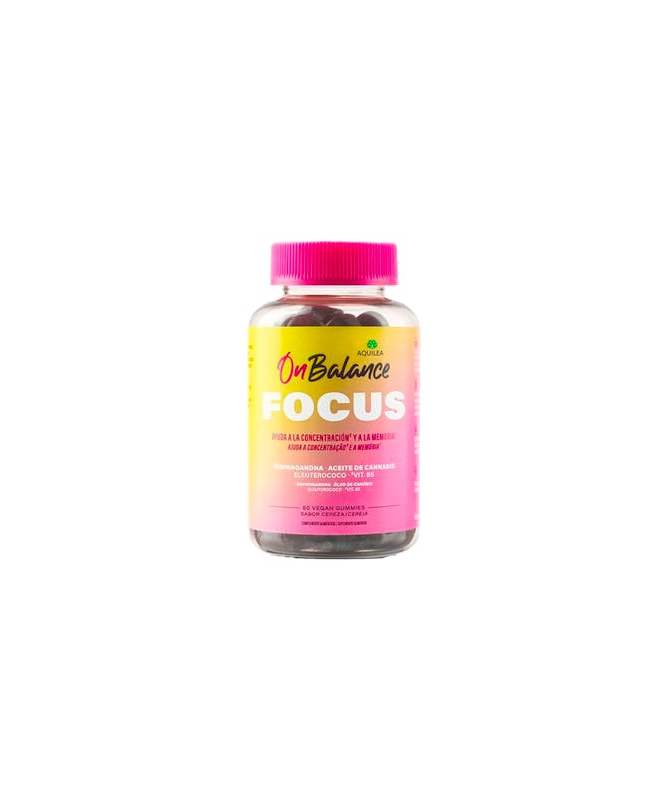 ONBALANCE FOCUS 60 GUMMIES CEREZA – foto del producto cada onbalance focus