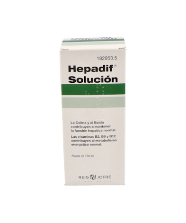 HEPADIF SOLUCION 150 ML – foto del producto vitamina carnitina colina