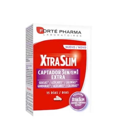 XTRASLIM CAPTADOR 3 EN 1 60 CAPSULAS – foto del producto sylvestris xtraslim captador