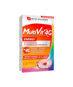 MULTIVIT 4G ENERGY 30 COMPRIMIDOS BICAPA – foto del producto cada multivit energy