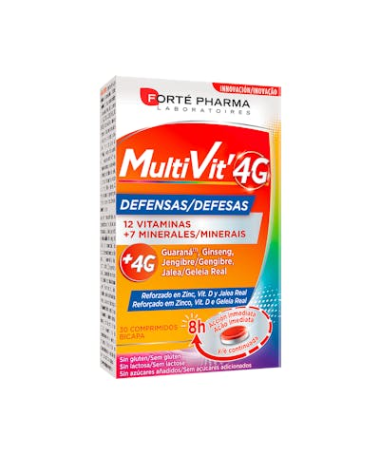 MULTIVIT 4G DEFENSAS 30 COMP BICAPA – foto del producto cada multivit defensas
