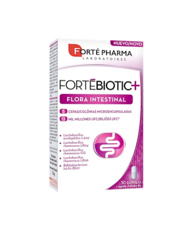 FORTEBIOTIC INTESTINAL 30 CAPS – foto del producto cada fortebiotic intestinal