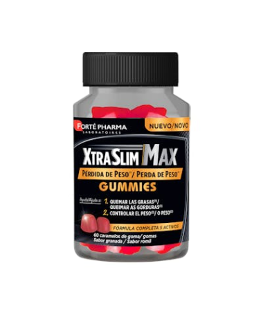 XTRASLIM MAX GUMMIES 60 U – foto del producto cada xtraslim max