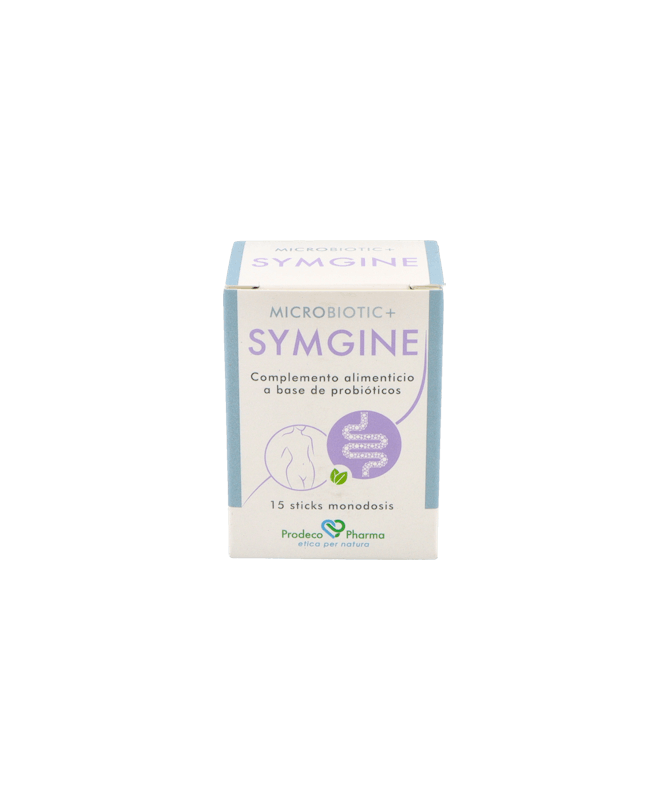 E-MICROBIOTIC+SYMGINE 15 STICK 730 MG – foto del producto cada microbiotic symgine