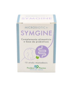 E-MICROBIOTIC+SYMGINE 15 STICK 730 MG – foto del producto cada microbiotic symgine