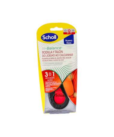SCHOLL PLANTILLA RODILLA/TALON INBALAN M – foto del producto scholl plantilla rodilla