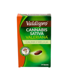 VALDISPRO CANNABIS SATIVA VALERIANA 24 C – foto del producto cada valdispro cannabis