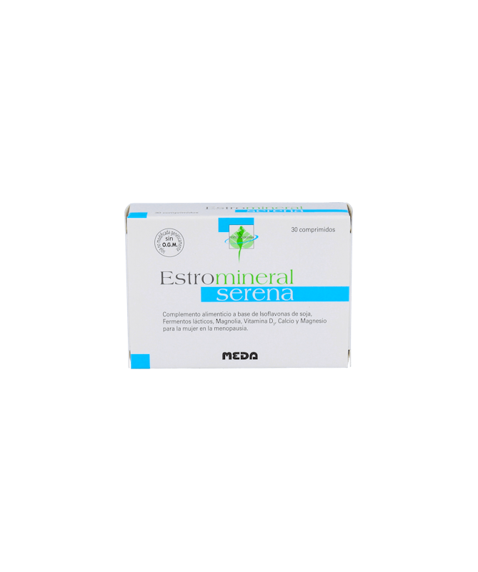 ESTROMINERAL SERENA 30 COMPRIMIDOS – foto del producto extracto seco magnesio