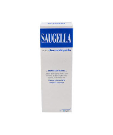 SAUGELLA DERMOLIQUIDO 250 ML (AZUL) – foto del producto cada saugella dermoliquido