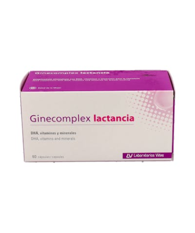 GINECOMPLEX LACTANCIA 60 CAPS – foto del producto vitamina ácido aceite