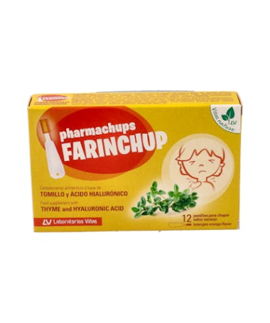 PHARMACHUPS FARINCHUP 12 PAST NARANJA – foto del producto cada pharmachups farinchup