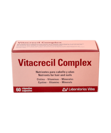 VITACRECIL COMPLEX 60 CAPS. – foto del producto zinc biotina cistina