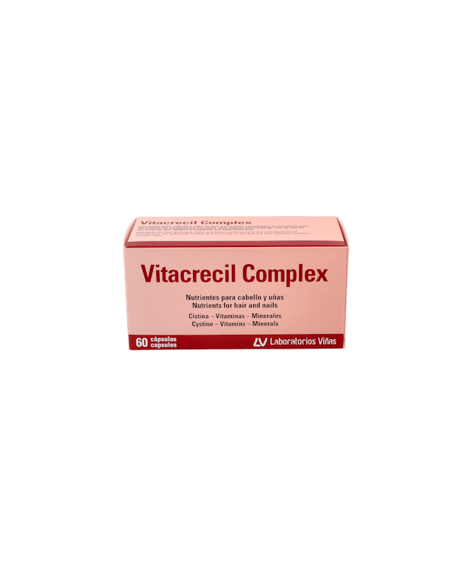 VITACRECIL COMPLEX 60 CAPS. – foto del producto zinc biotina cistina