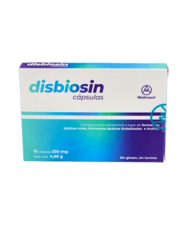 DISBIOSIN 15 CAPSULAS – foto del producto cada disbiosin capsulas