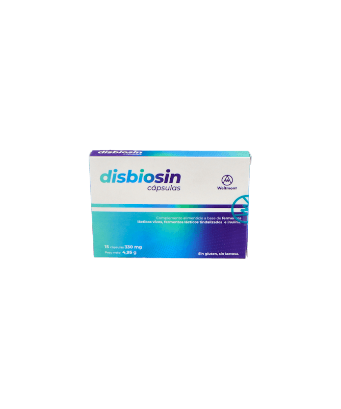 DISBIOSIN 15 CAPSULAS – foto del producto cada disbiosin capsulas