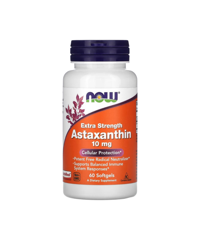 ASTAXANTHIN 10MG 60CAP – foto del producto cápsula astaxanthin 10mg