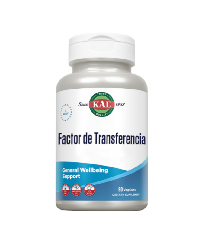 FACTOR DE TRANSFERENCIA 60CAP KAL – foto del producto cápsulas factor transferencia