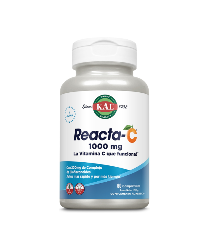 REACTA C 1000MG 60COMP KAL – foto del producto reacta vitamina ascorbato