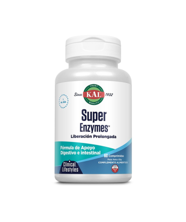 SUPER ENZYMES 60COM KAL – foto del producto unidades 000 usp