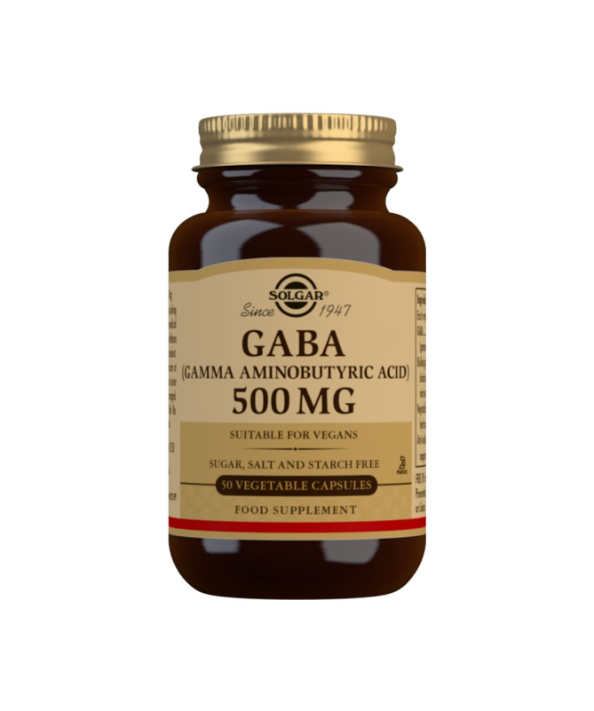 GABA 500MG 50CAP – foto del producto gaba cápsula vegetal