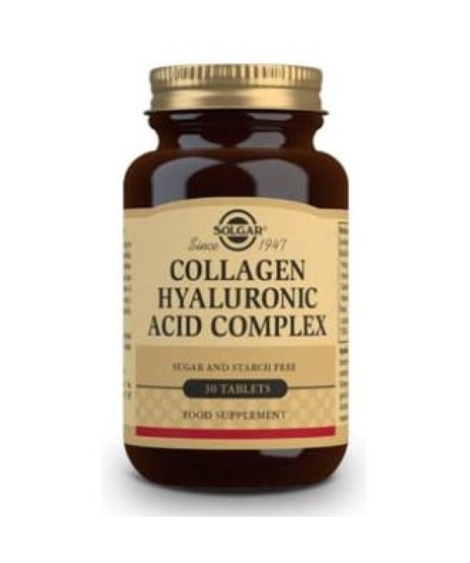 COLAGEN ACIDO HIALURONICO COMPLEX 120MG 30COMP – foto del producto colágeno celulosa vegetal