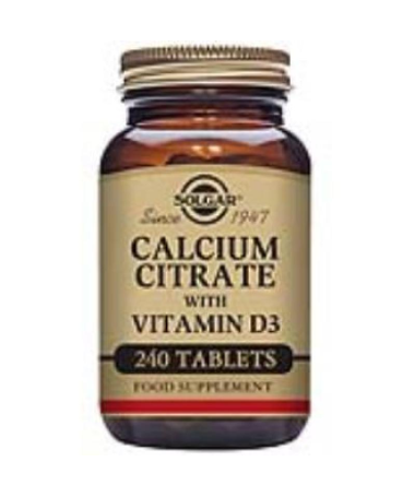 CITRATO DE CALCIO CON VITAMINA D 240COMP – foto del producto citrato calcio vitamina