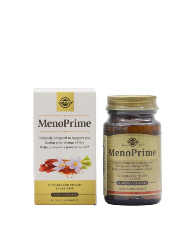 MENO PRIME 30VEGICAPS – foto del producto extracto agentes celulosa