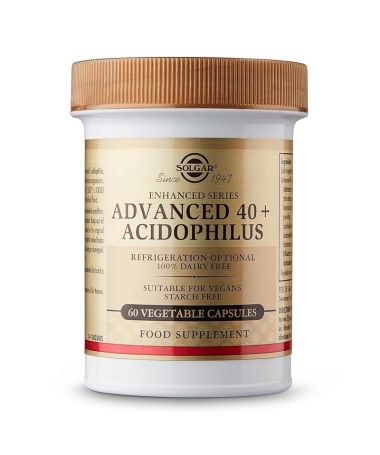 40 PLUS ACIDOPHILUS AVANZADO 120VEGICAPS – foto del producto millones microorganismos 300