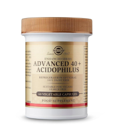 40 PLUS ACIDOPHILUS AVANZADO 120VEGICAPS – foto del producto millones microorganismos 300