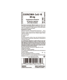 COENZIMA Q10 60MG 30VEGICAPS – foto del producto coenzima q10 cápsula