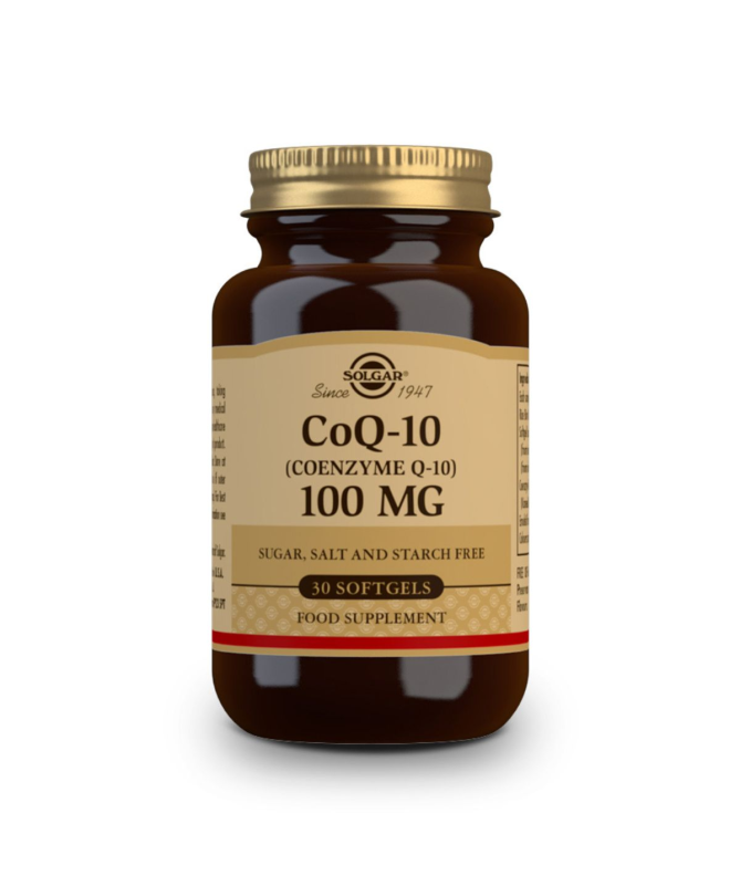 COENZIMA Q10 100MG 30CAP DE GELATINA BLANDA – foto del producto aceite coenzima gelatina