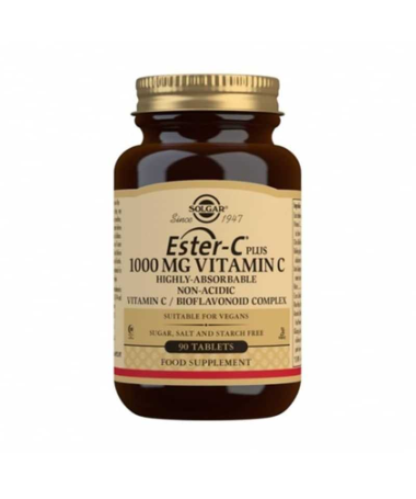 ESTER C PLUS 1000MG 90COMP – foto del producto vegetal ester pulverizado