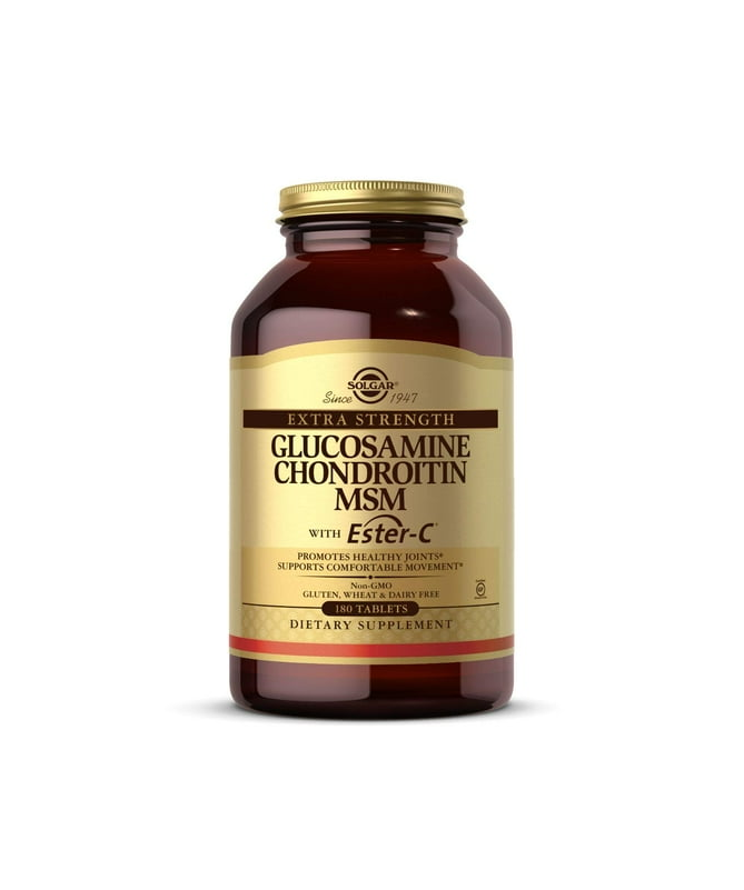 GLUCOSAMINA CONDROITINA MSM EXTRA STRENGTH 120COMP – foto del producto glucosamina condroitina msm