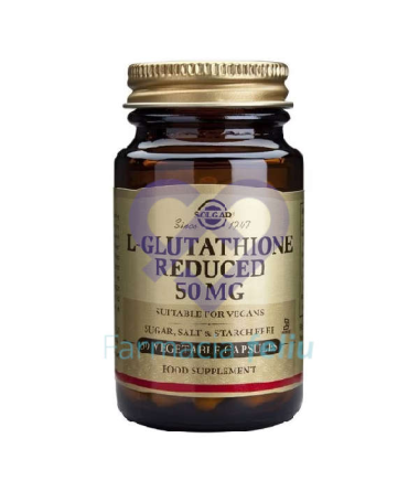 L GLUTATION 50MG 30VEGICAPS – foto del producto cápsula vegetal glutation