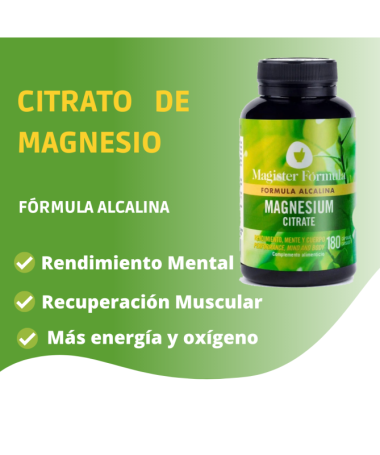 CITRATO DE MAGNESIO 120COMP – foto del producto citrato magnesio celulosa
