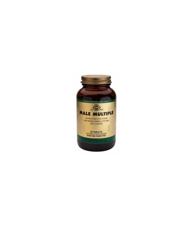 MALE MULTIPLE COMPL PARA EL HOMBRE 60COMP – foto del producto vitamina ácido 400