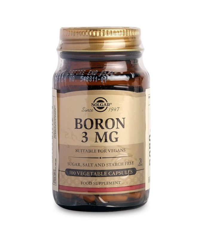 BORO 3MG 100CAP – foto del producto boro cápsula ácido