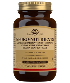 NEURO NUTRIENTS 60VEGICAPS – foto del producto vitamina forma libre