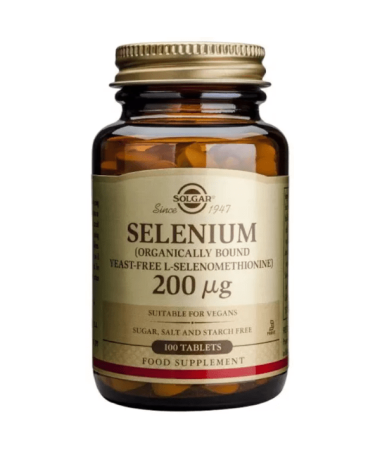 SELENIO 200MCG SIN LEVADURA 100COMP – foto del producto selenio celulosa 200mcg