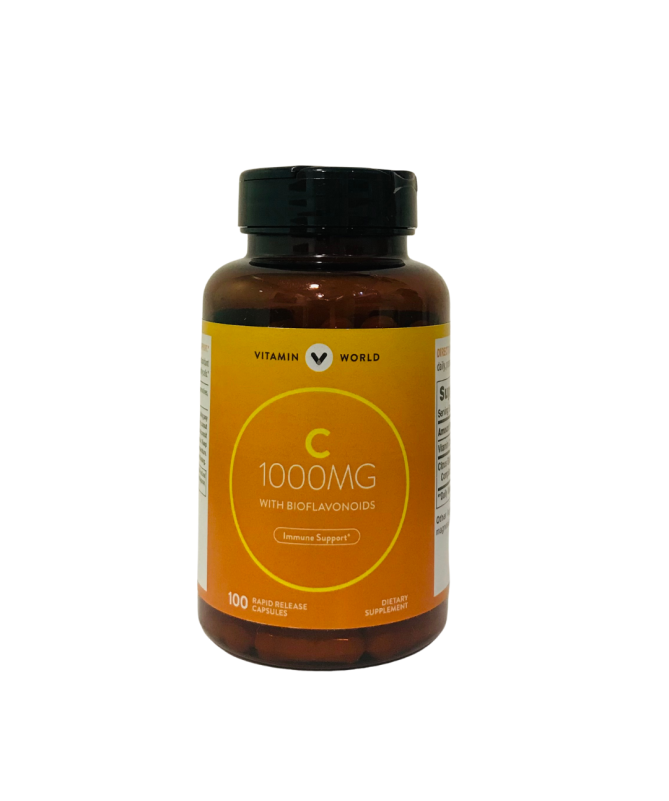 VITAMINA C 1000MG 100VEGICAPS – foto del producto vitamina cápsula vegetal