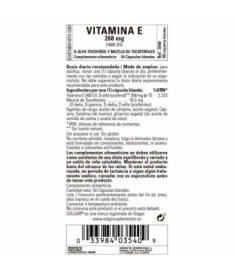 VITAMINA E 400IU 268MG 50CAP BLANDA VEG – foto del producto vitamina blanda cápsula
