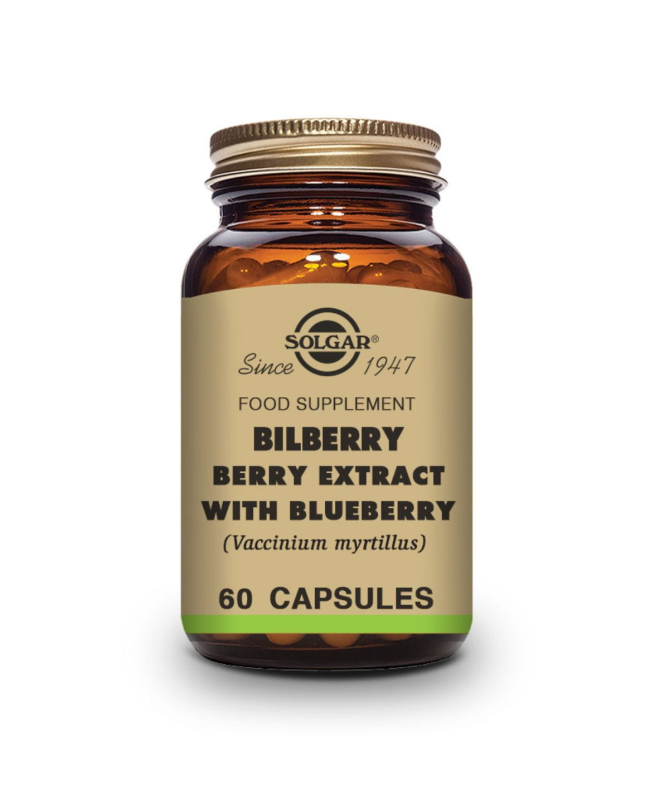 MIRTILO BAYA BILBERRY 60VEGICAPS – foto del producto mirtilo baya arándano