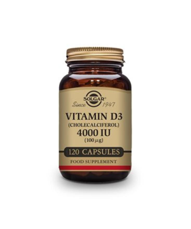 VITAMINA D3 4000UI 100MCG 120CAP VEG – foto del producto vitamina cápsula vegetal