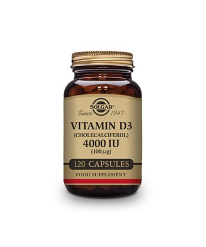 VITAMINA D3 4000UI 100MCG 120CAP VEG – foto del producto vitamina cápsula vegetal