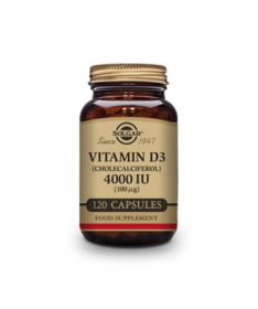 VITAMINA D3 4000UI 100MCG 120CAP VEG – foto del producto vitamina cápsula vegetal