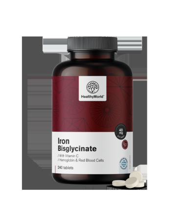 BISGLYCINATE IRON HIERRO BISGLICINATO 60COMP – foto del producto hierro bisglicinato celulosa