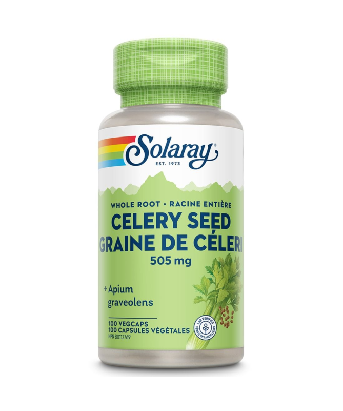 CELERY SEED APIO 505MG 100CAP – foto del producto apio apium graveolens