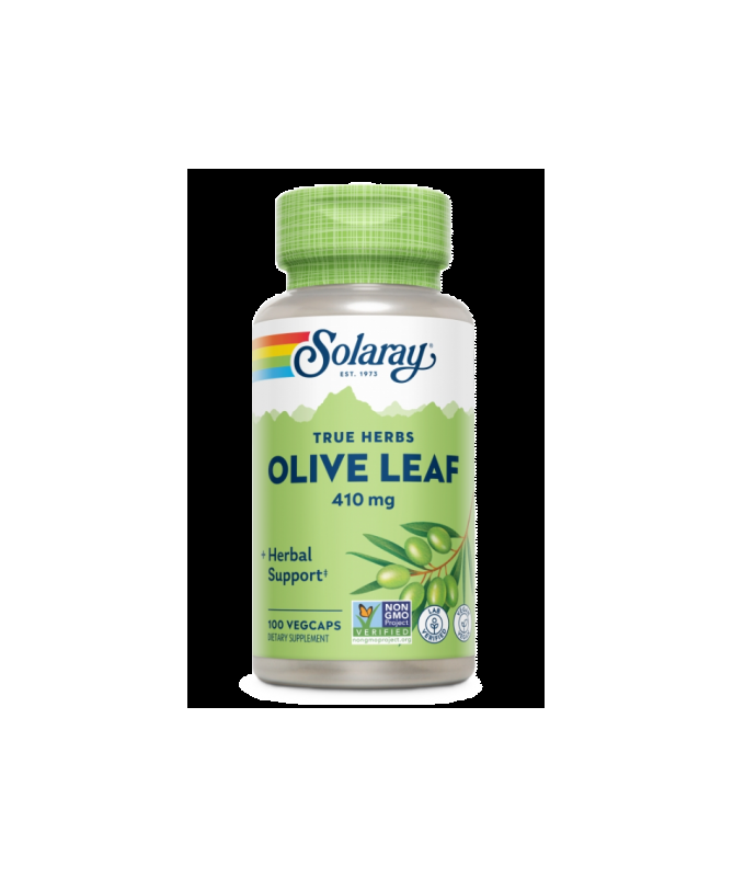 OLIVE LEAF 410MG 100VCAP – foto del producto cápsula olivo hoja